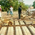 Concrete block production