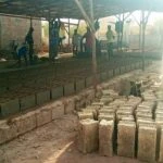 Concrete block production